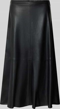 Mango Midirock in Leder-Optik Modell PARIS in Black, Gr&ouml;&szlig;e 34