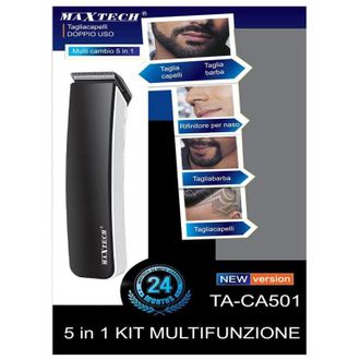 Trade Shop Trade Shop - Tagliacapelli Barba Rifinitore Doppio Uso Multi Cambio 5in1 New Version Ta-ca501
