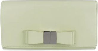Balenciaga Pre-owned Vintage Lange Portemonnee (bi-fold) - Dames - Vintage Accessoires - Beige - ONE Size - Leer - Vintage