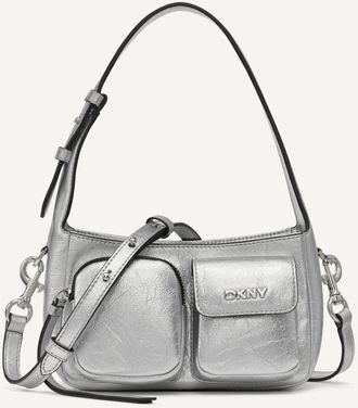 DKNY Freda Crossbody Bag in Silver at Nordstrom