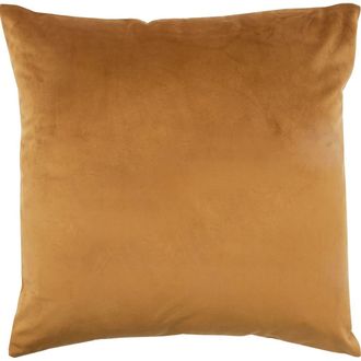 RENWIL Verona Velvet & Linen Accent Pillow in Camel at Nordstrom