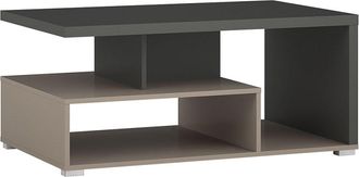 Petits Meubles Mesa de centro paneles laminados topo y antracita
