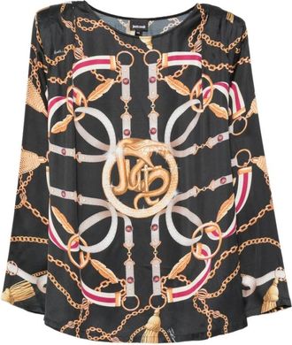 Just Cavalli Donna, Camicette, Nero, M, new