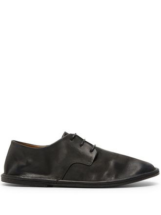 Mars&egrave;ll Guardella leather derby shoes - Black