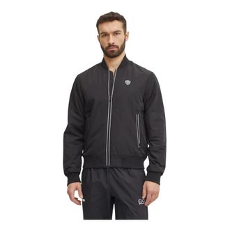Emporio Armani Emporio Armani Ea7, Heren, Jassen, Zwart, Maat: XL Polyamide