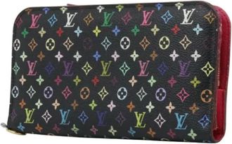 Louis Vuitton Pre-owned Wallets, female, Multicolor, Size: ONE SIZE Pre-owned Canvas Wallet