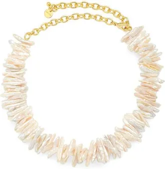 Cult Gaia Aliza Freshwater Pearl Choker Necklace at Nordstrom