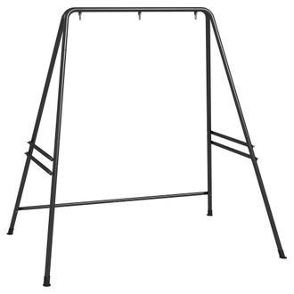 OUTSUNNY Soporte silla colgante 178x143x180 cm negro