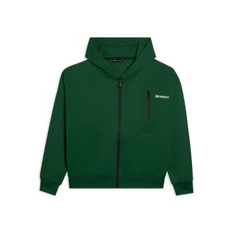 Freddy Felpa full zip con cappuccio jersey e tasca con zip