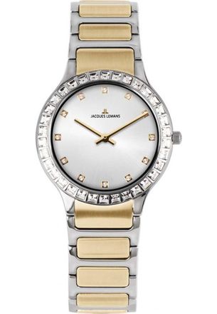Jacques Lemans Womens 1-2208E Ladies Milano Watch - Silver - One Size