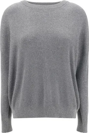 Brunello Cucinelli Geribbeld Breisel Met Lange Mouwen Trui