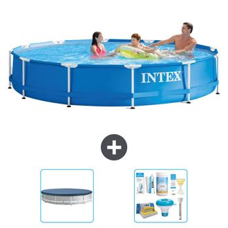 Intex Piscina Con Estructura Redonda - 366x76 Cm - 5-piezas S22455