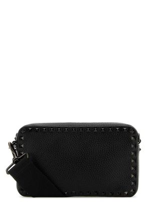 Valentino Garavani Black leather Rockstud crossbody bag