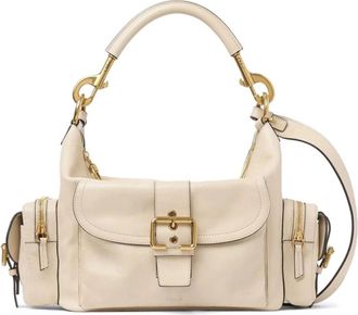 Chlo&eacute; Schoudertas - Dames - Handtassen - Beige - ONE Size - Leer - Tassen