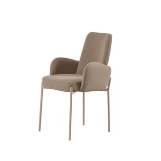 MondoViro Juego de 2 sillas de tela gris paloma 55x53 cm 91h