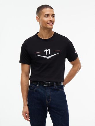Tommy Hilfiger Mens Tommy x Cadillac F1 Team Driver T-Shirt - Black - XXL