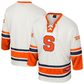 Colosseum Mens Colosseum Cream Syracuse Orange Puck Proud Fashion Hockey Jersey at Nordstrom, Size X-Large