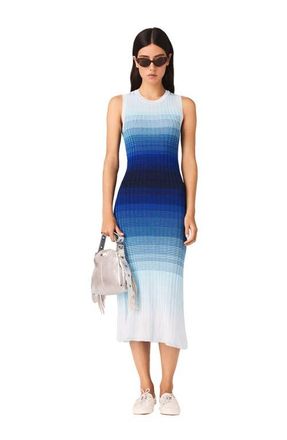 Maje Ombr&eacute; knit maxi dress in Blue at Nordstrom, Size 42 Eu