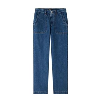 A.P.C. A.p.c., Dames, Jeans, Blauw, Maat: W31 Katoen
