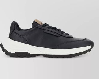 Emporio Armani pebbled low-top sneakers