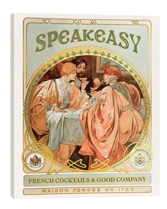 Fairchild Paris Speakeasy - French Cuisine Art Nouveau By Kristie Millan Wall Art