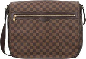 Louis Vuitton Pre-owned Messenger Bag - Dames - Vintage Schoudertas - Bruin - ONE Size - Leer - Vintage