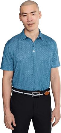 Black Clover Crush Polo Mens Clothing Moody Blue : 2XL, Elastane/Polyester/Spandex