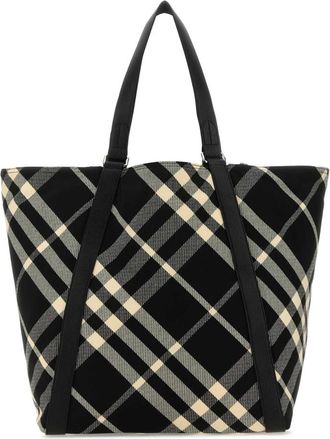 Burberry Black Festival canvas tote bag