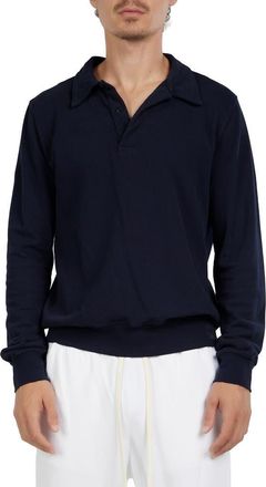 Les Tien Pique Tennis Polo in Navy at Nordstrom, Size Xx-Large