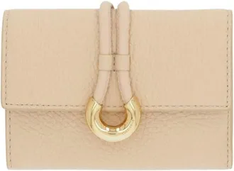 Coccinelle Cowhide Leather Wallet - Beige