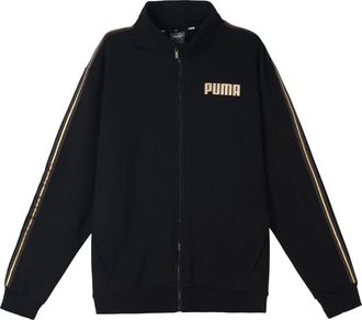 Puma logo Printed Knitting Sports Jacket Black 587138-01