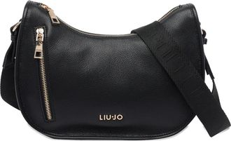 Liu Jo logo zip shoulder bag - Black
