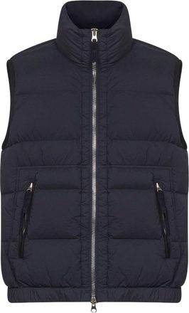 Stone Island Blue Sleeveless Down Jacket