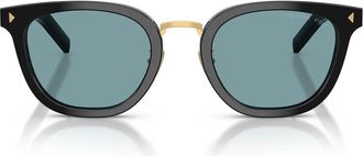 Prada Sunglasses Prc01 Sd 16 K04 D Black/Green Men Polarized