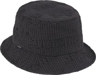 SUPREME SS26 Monogram Gingham Crusher Black SUP-SS26-1052-BLK