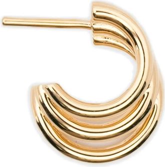 Shaun Leane Orecchino a cerchio Bound - Oro