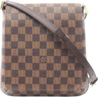 Louis Vuitton Pre-owned Cross Body Bags, female, Brown, Size: ONE SIZE Pre-owned Musette Salsa Damier Shoulder Bag