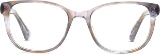 Kate Spade New York lyssa 51mm square optical glasses in Violet Havana at Nordstrom