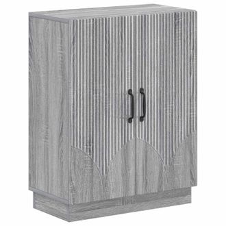 vidaXL Armario De Almacenamiento Para Ba&ntilde;o Hoorn Sonoma Gris Vidaxl