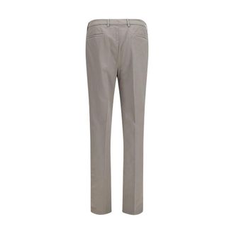 Brunello Cucinelli Mens Cotton Blend Chino Gray Elastane