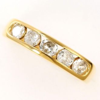 C&A Yellow Gold Yellow Gold (18K) Band Ring (Pre-Owned)