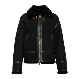Versace Abrigo de borrego con bolsillos - Jackets - Hombre - Negro - XL