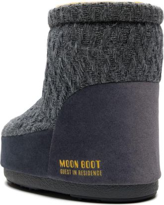 Moon Boot Womens X Guest Residence Icon Low Gray Acrylic
