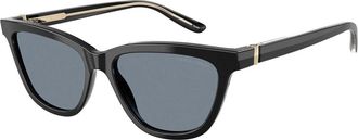 Giorgio Armani AR8221F Asian Fit 587556 Womens Sunglasses Black Size 55