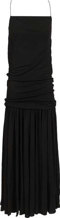 Jacquemus Abiha Gathered Jersey Midi Dress