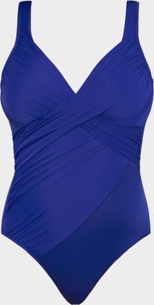 Miraclesuit Revele Wrap-Front One-Piece Swimsuit