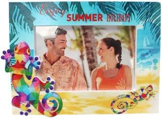 Beachcombers 8 Resin 4X6 Gecko Square Picture Frame Photo Holder in Blue at Nordstrom, Size Medium