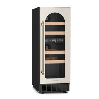 Klarstein Klarstein Vinovilla Victoria 17 Duo Refrigerador De Vino 2 Zonas De Enfriamiento Touch 17 Botellas 4 Estantes