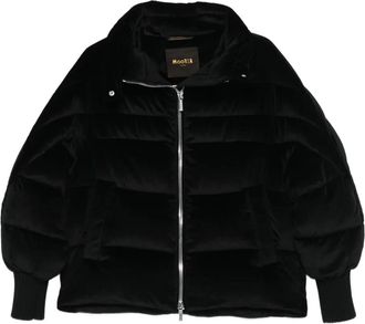 Moorer zip-fastening jacket - Black