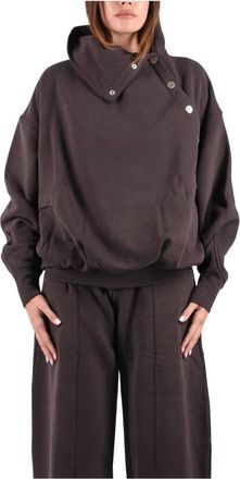 Sportmax Sudadera Aerosi - Sweatshirts & Hoodies - Mujer - Marr&oacute;n - XS